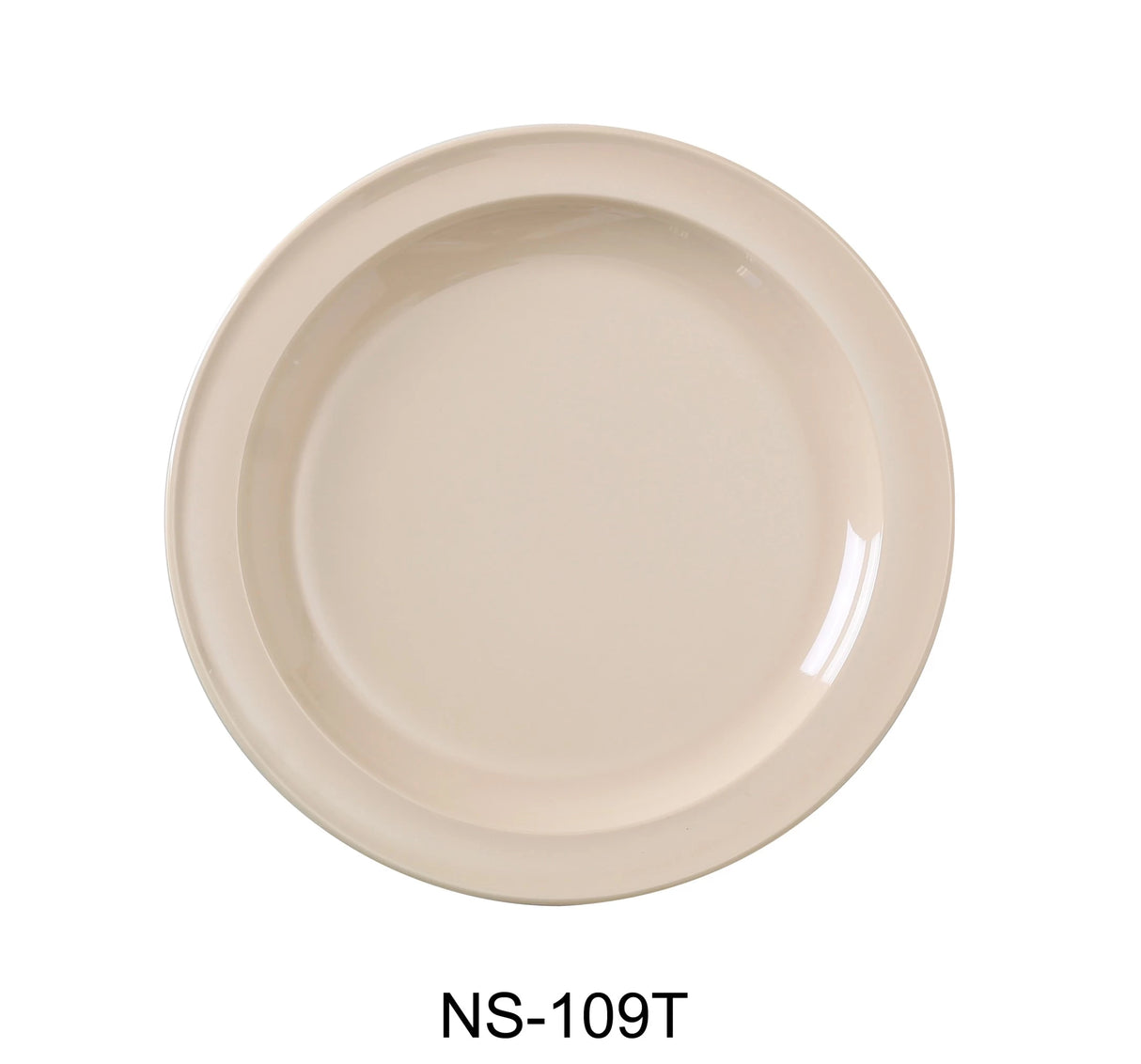 Yanco Nessico 9" Round Dinner Plate Tan