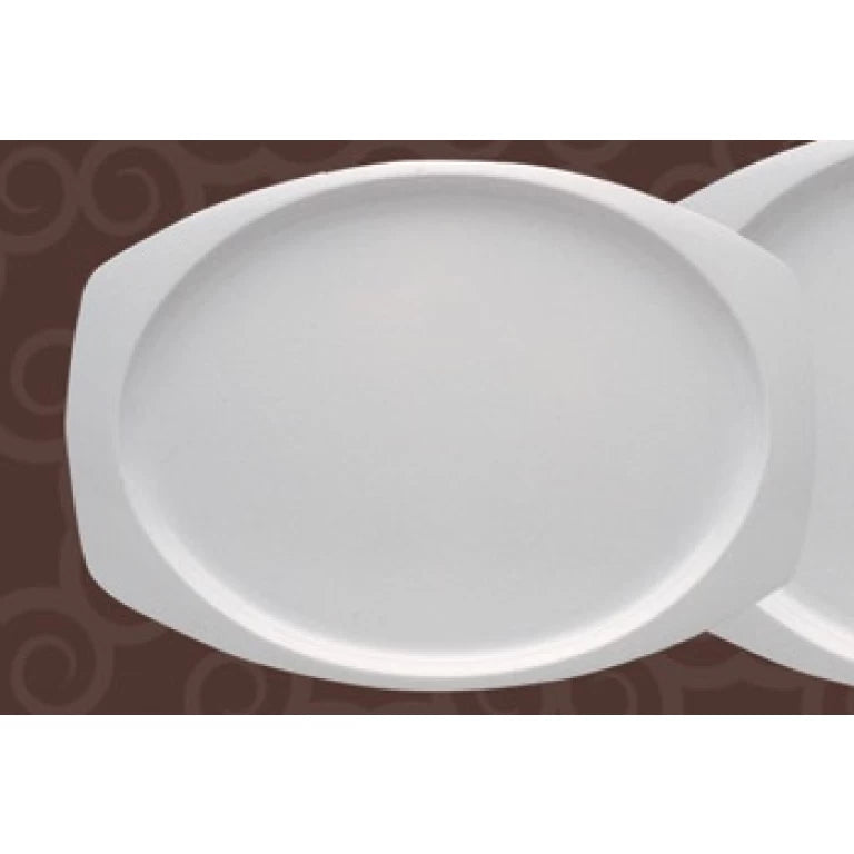 Yanco Nessico 15" X 10 1/2" Rectangular Platter White