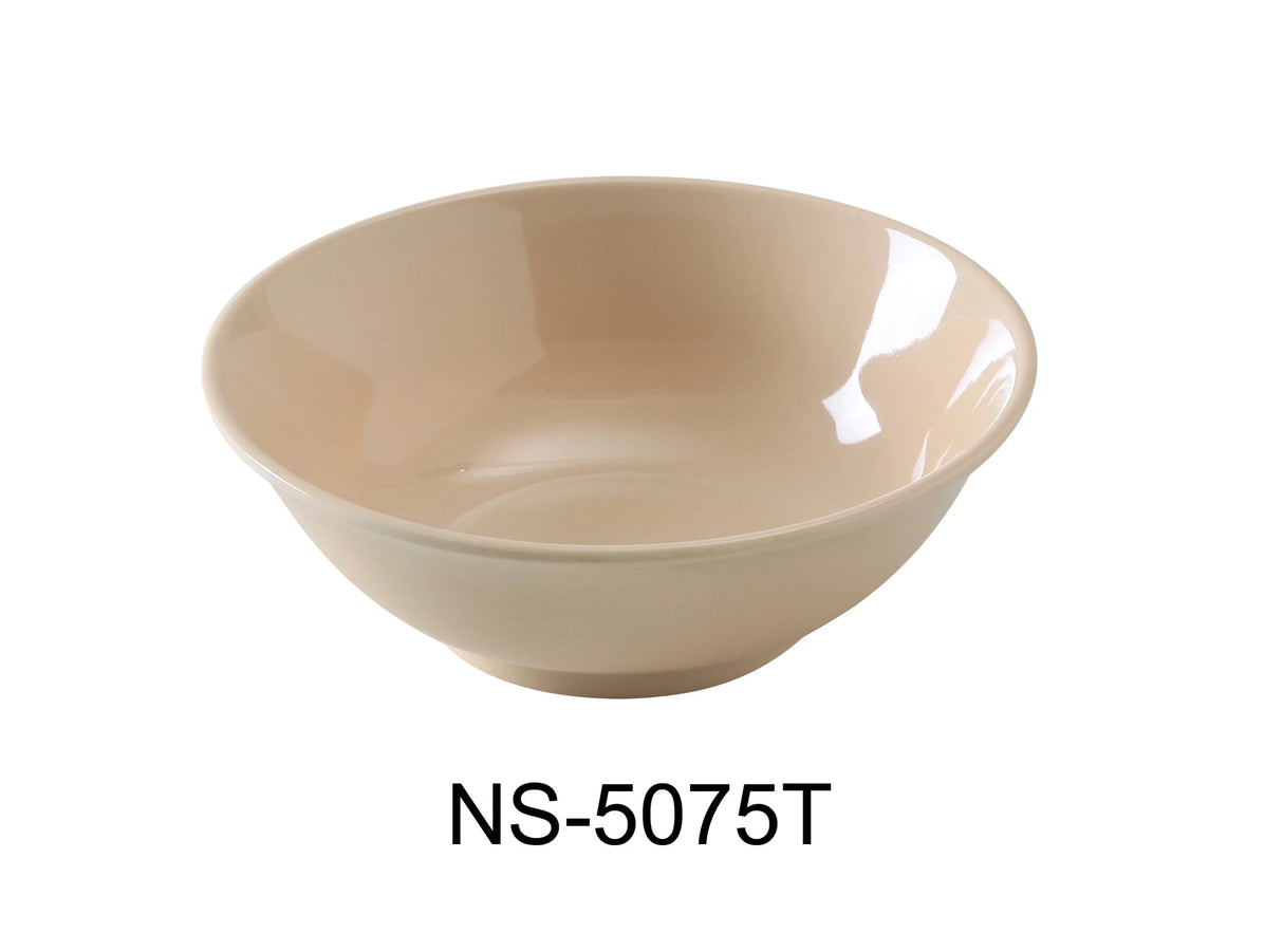 Yanco Nessico 8 1/2" X 2 3/4"H Rimless Bowl 45 Oz Tan