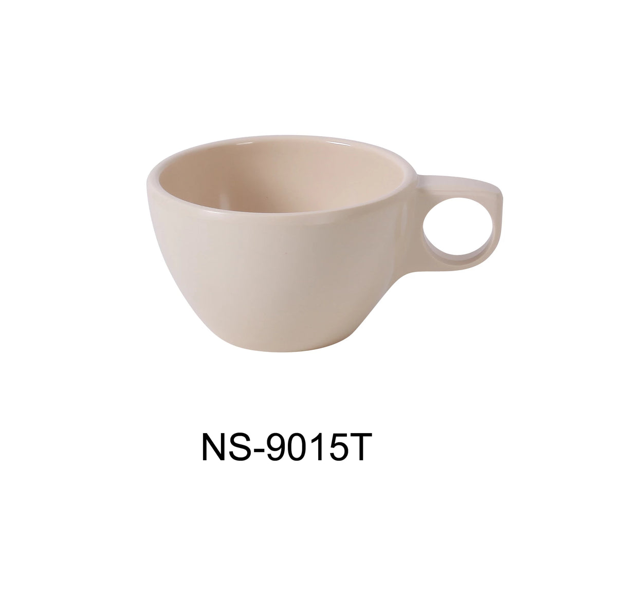 Yanco Nessico 3 3/4" Ovide Cup 7 Oz Tan