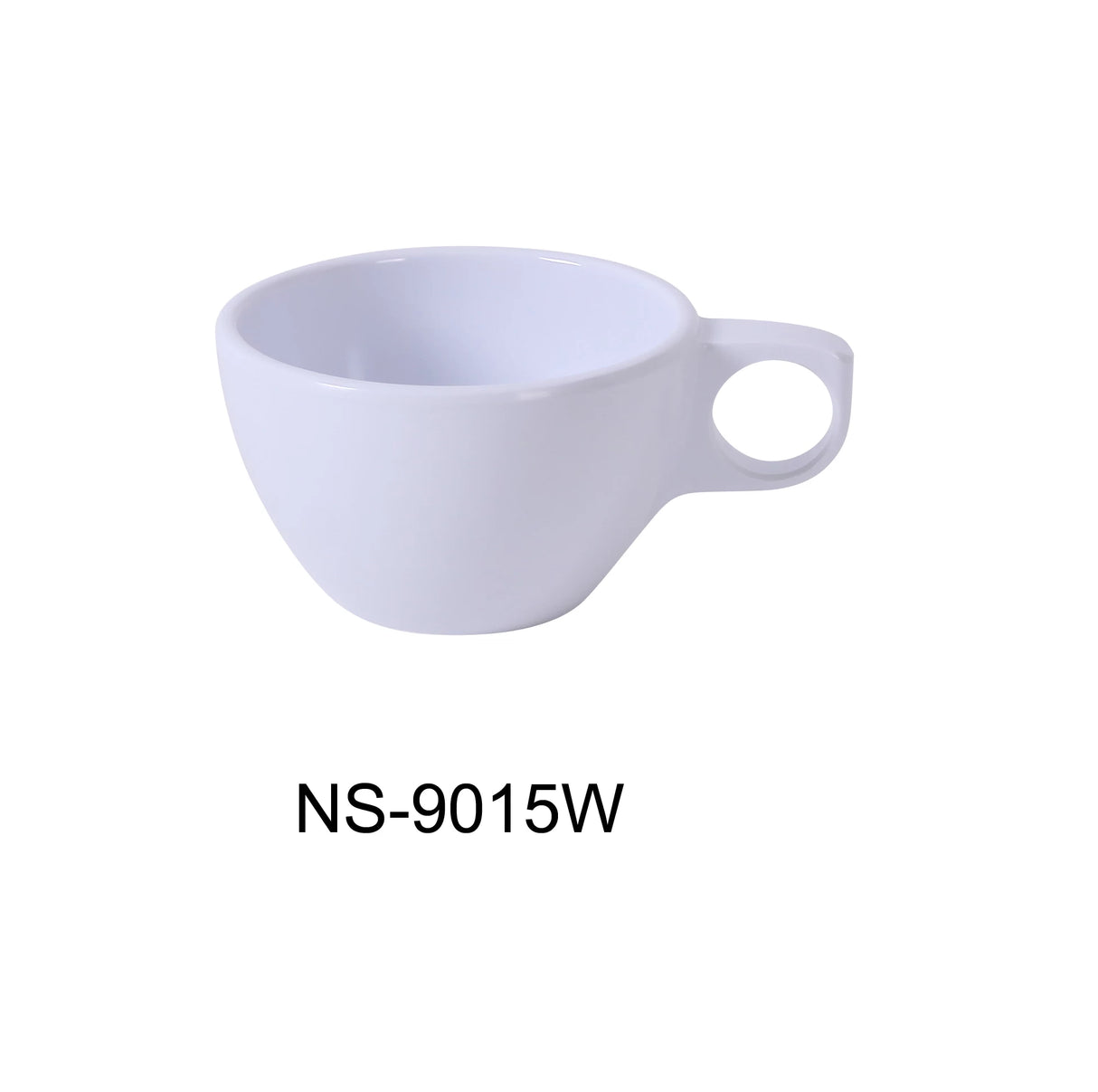 Yanco Nessico 3 3/4" Ovide Cup 7 Oz White