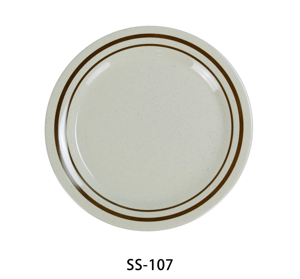 Yanco Sesame 7 1/4" Round Dinner Plate