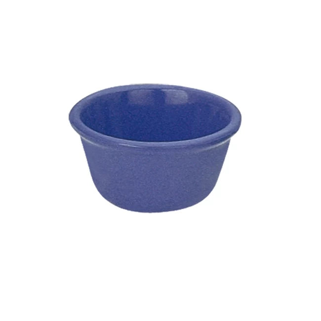 Yanco Accessories 3 3/8", 4 OZ SMOOTH RAMEKIN BLUE