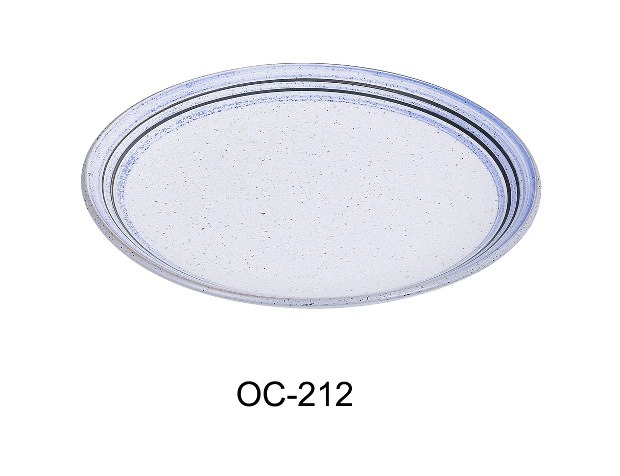 Yanco Ocean 12" X 1 1/8" Coupe Shape Oval Plate