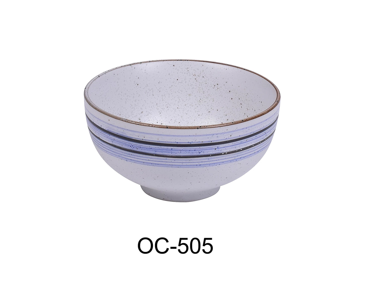 Yanco Ocean 4 1/2" X 2 1/4"H Rice Bowl 8 Oz