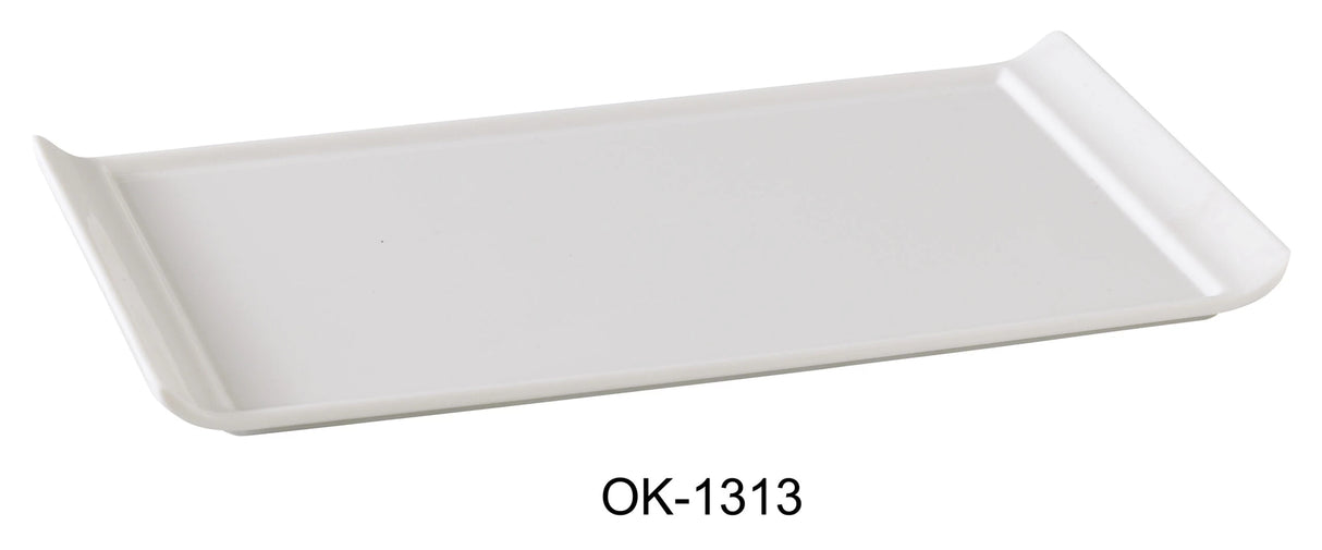 Yanco Osaka 13" X 6 3/4" Rectangular Display Plate