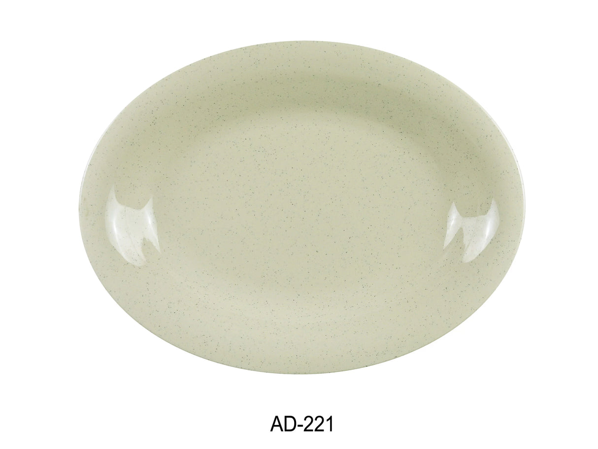 Yanco Ardis 11 1/2" X 8" OVAL PLATTER 3/4" DEEP