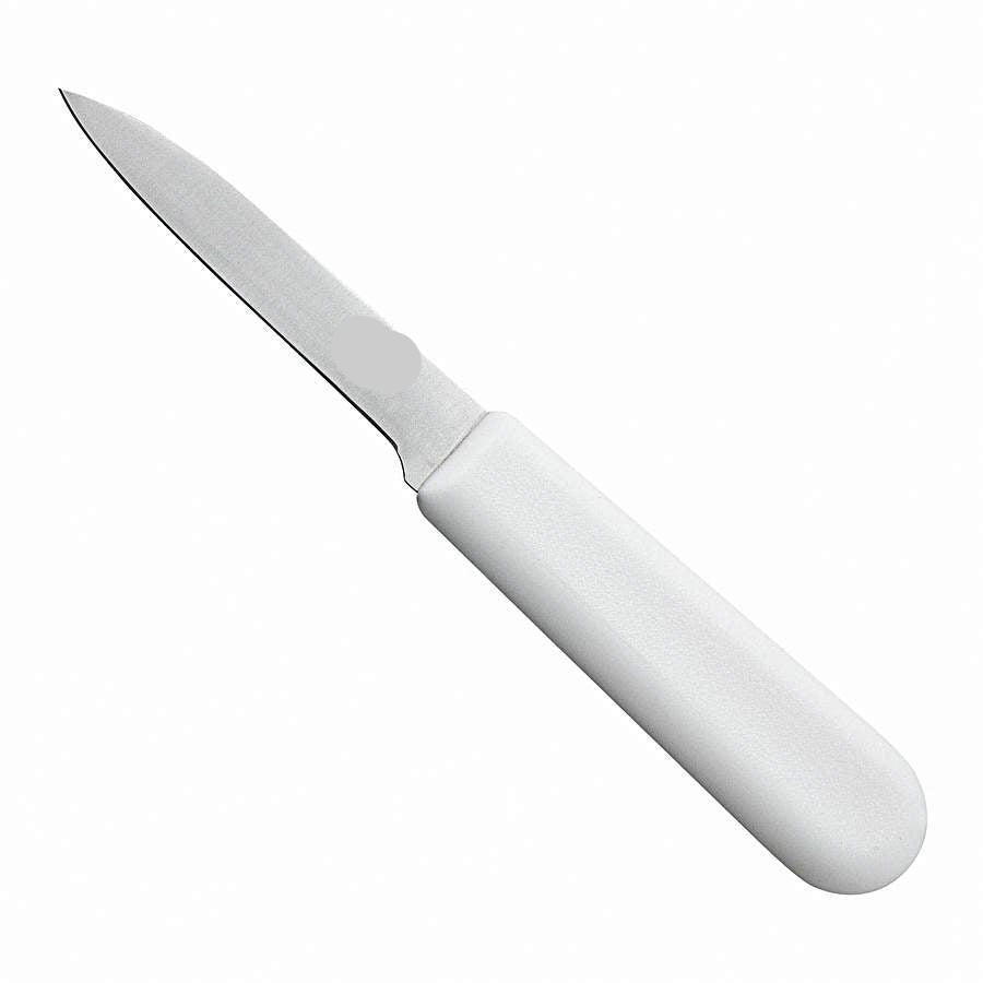 Winco Paring Knife - White Polypropylene Handle