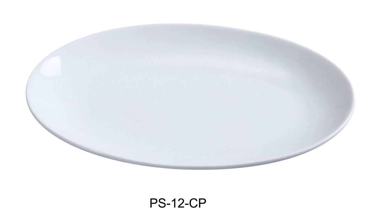 Yanco Piscataway 12" X 8 1/4" Coupe Platter