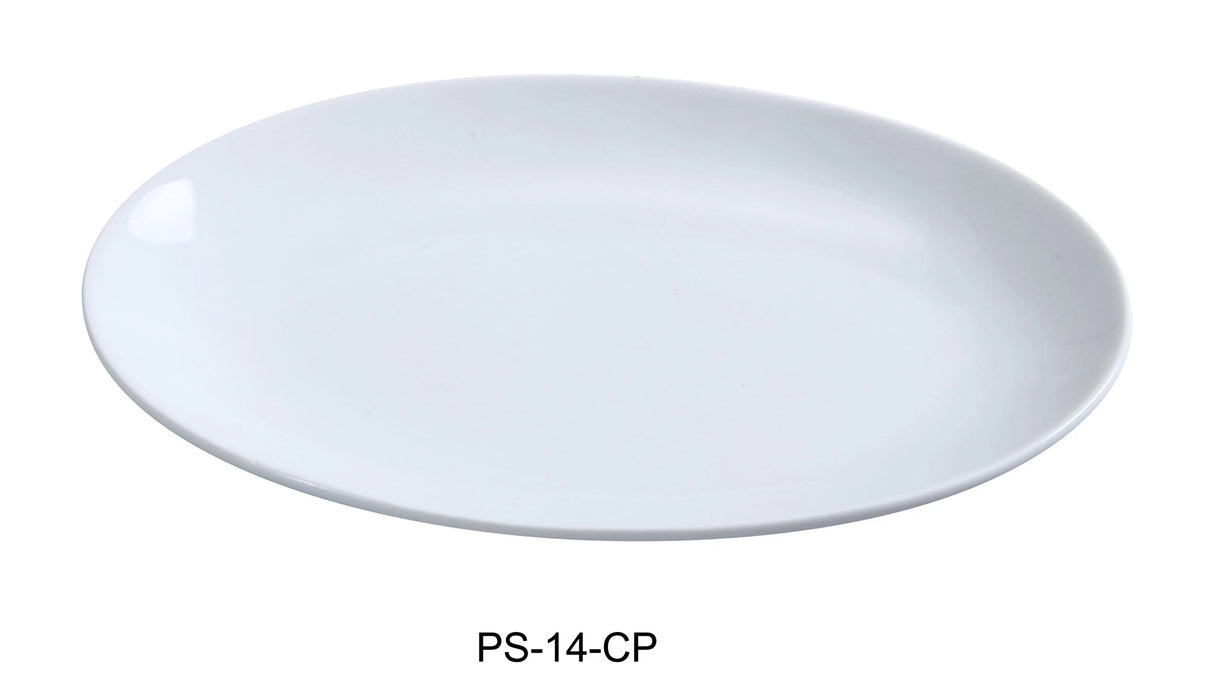 Yanco Piscataway 14" X 10" Coupe Platter