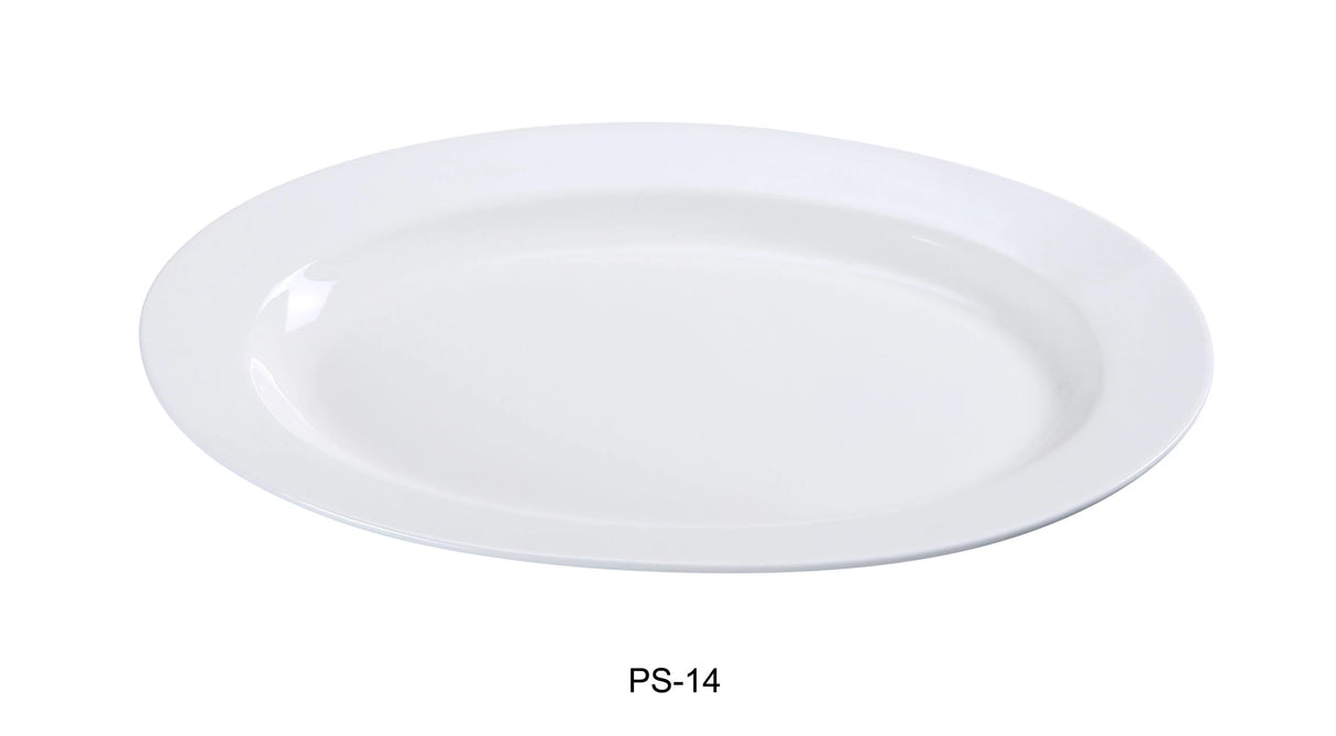 Yanco Piscataway 13" X 8 1/2" Oval Platter