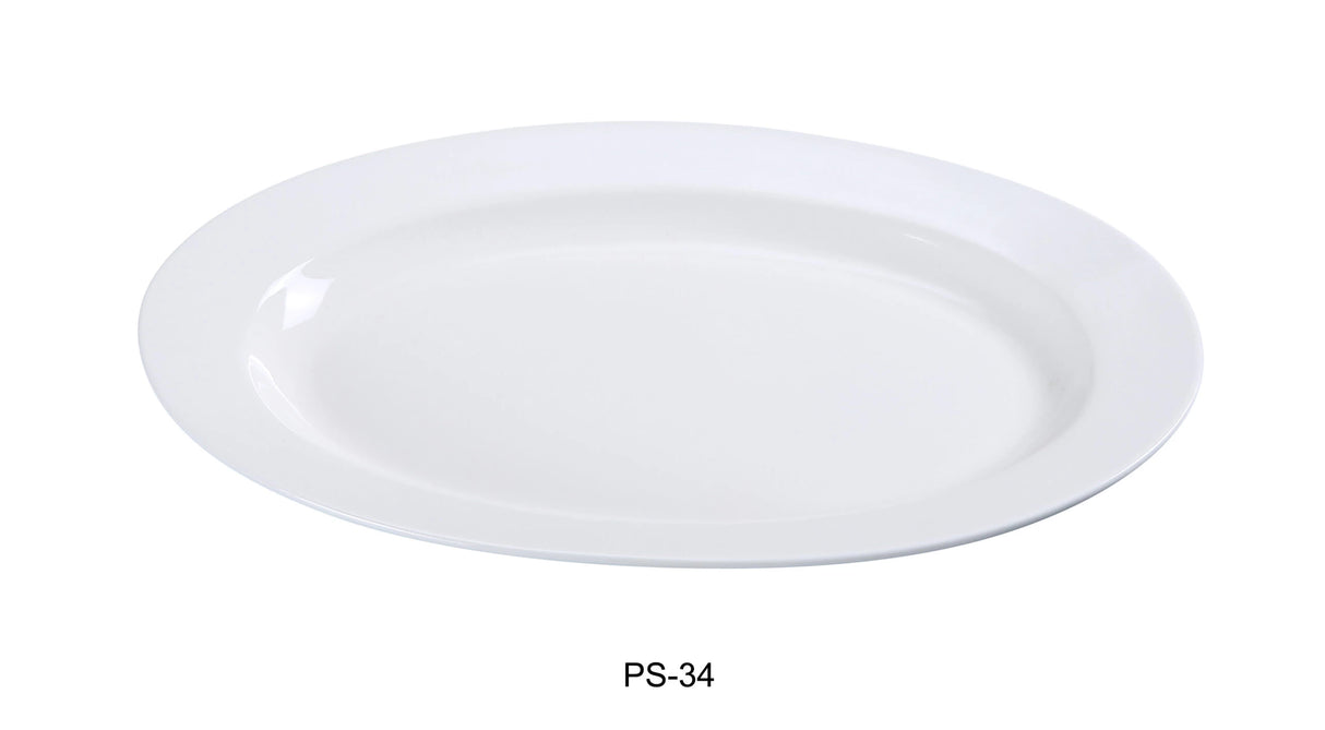 Yanco Piscataway 9 1/2" X 6 3/8" Oval Platter