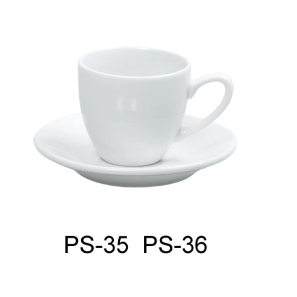 Yanco Piscataway 2 1/2" Espresso Cup 3.5 Oz