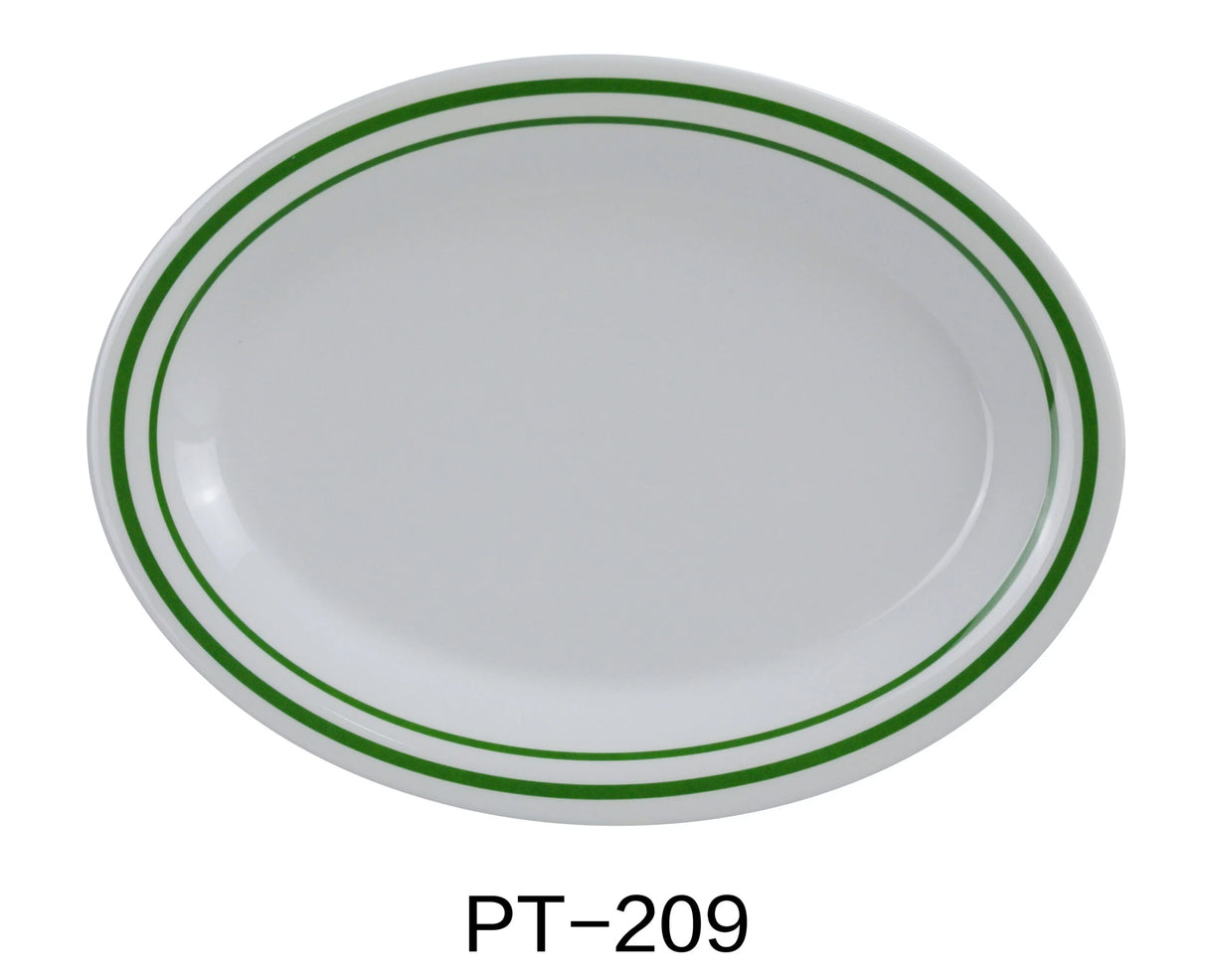 Yanco Pine Tree 9 1/2" X 7 1/4" Oval Platter