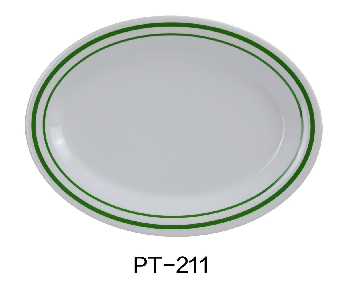 Yanco Pine Tree 11 1/2" X 8" Oval Platter