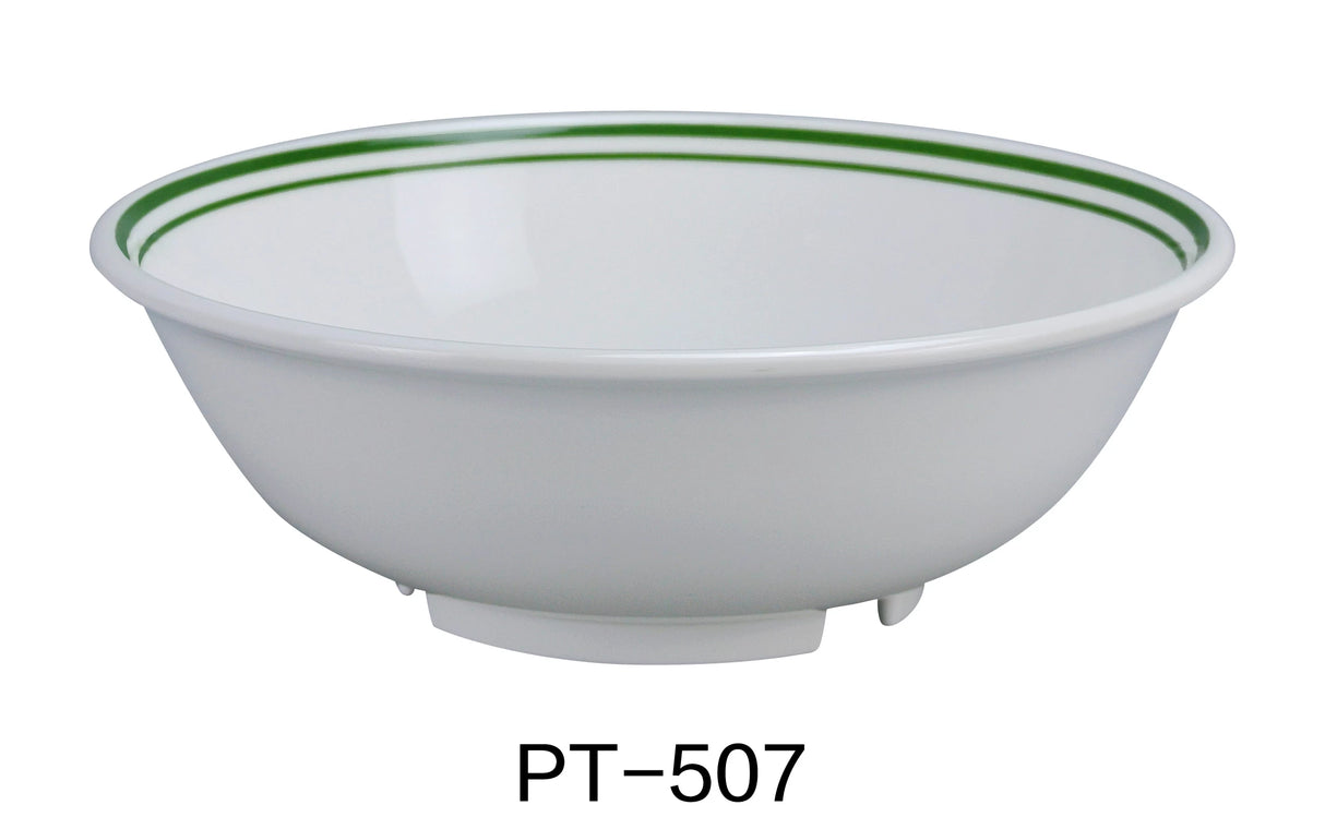 Yanco Pine Tree 7 1/2" Rim Soup Bowl 32 Oz, 2 1/2" Deep