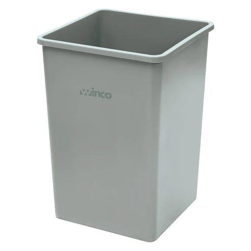 Durable Tall Square Trash Can: Ideal for High Traffic Commercial Environments