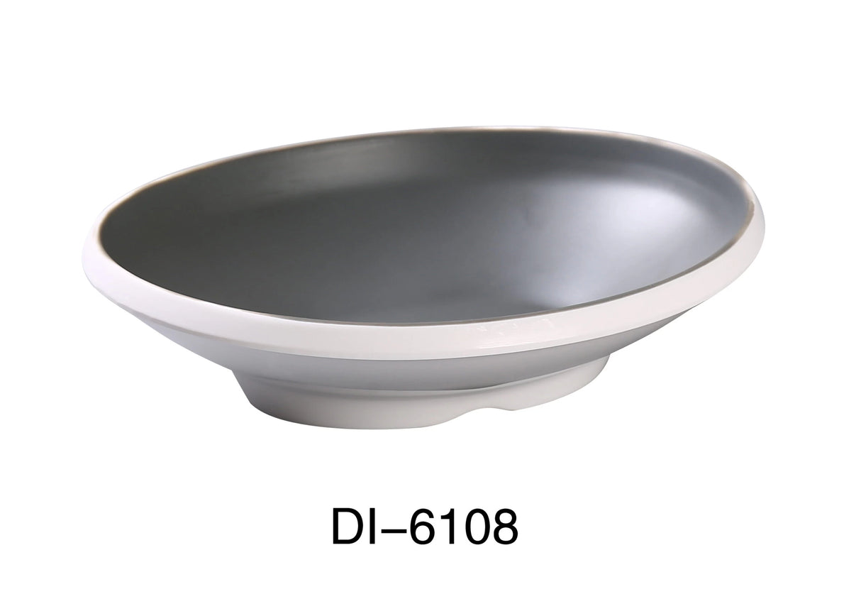 Yanco DISCOVER 8" X 6 1/2" X 2" OVAL BOWL 16 OZ