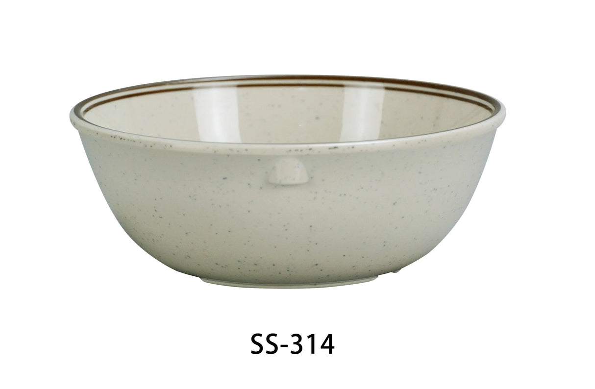 Yanco Sesame 4 7/8" X 1 3/4"H Nappie 11 Oz