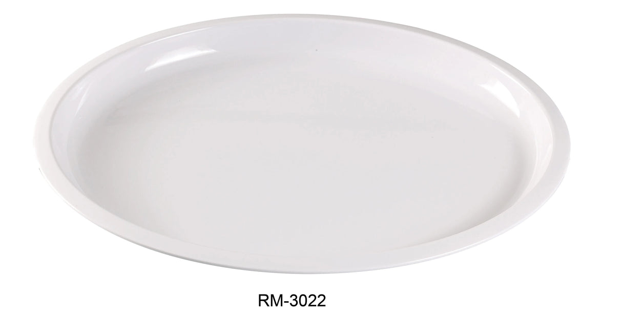 Yanco Rome 22" X 18" Turkey Platter, 1 1/4" Deep