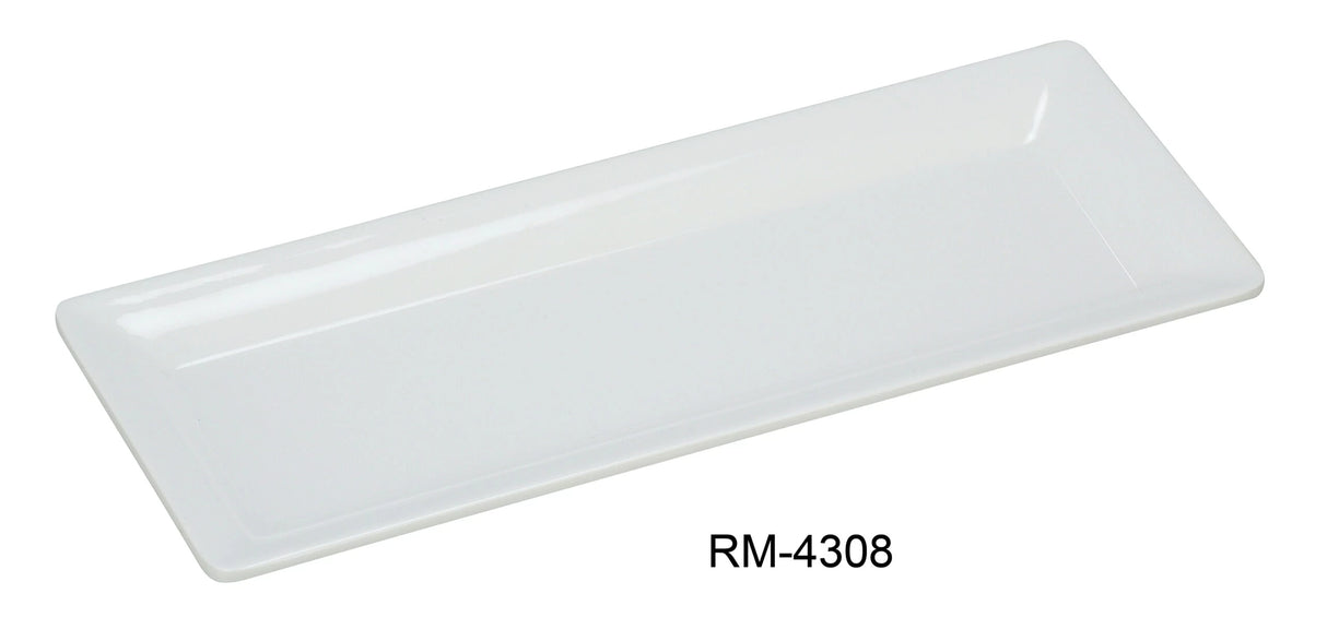 Yanco Rome 9 1/4" X 3 1/2" Rectangular Plate