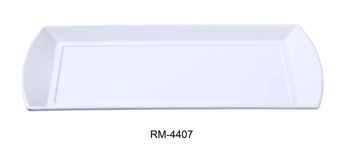 Yanco Rome 13 3/4" X 6 1/2" Rectangular Plate