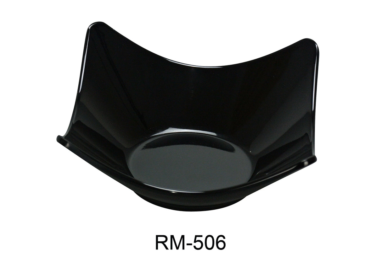 Yanco Rome-Black 6 1/4" Salad Bowl 12 Oz Black