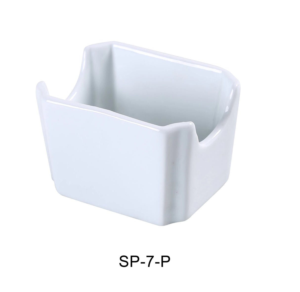 Yanco SP-7-P 3 1/8" SUGAR PACKET HOLDER SUPER WHITE