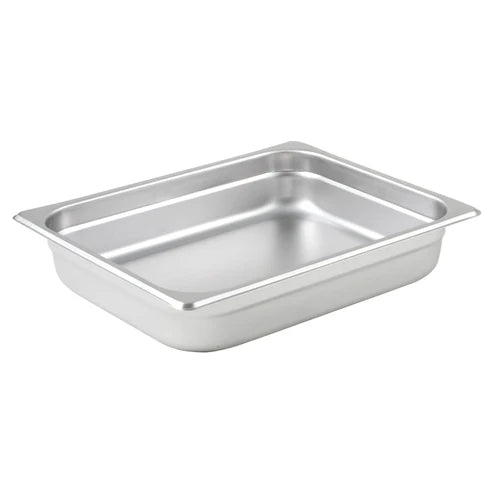 Winco Anti-Jam Steam Pan, 25 Gauge Stainless Steel