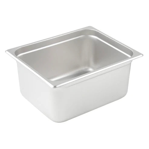 Winco Anti-Jam Steam Pan, 25 Gauge Stainless Steel