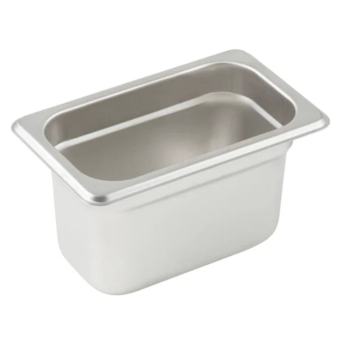 Winco Anti-Jam Steam Pan, 25 Gauge Stainless Steel