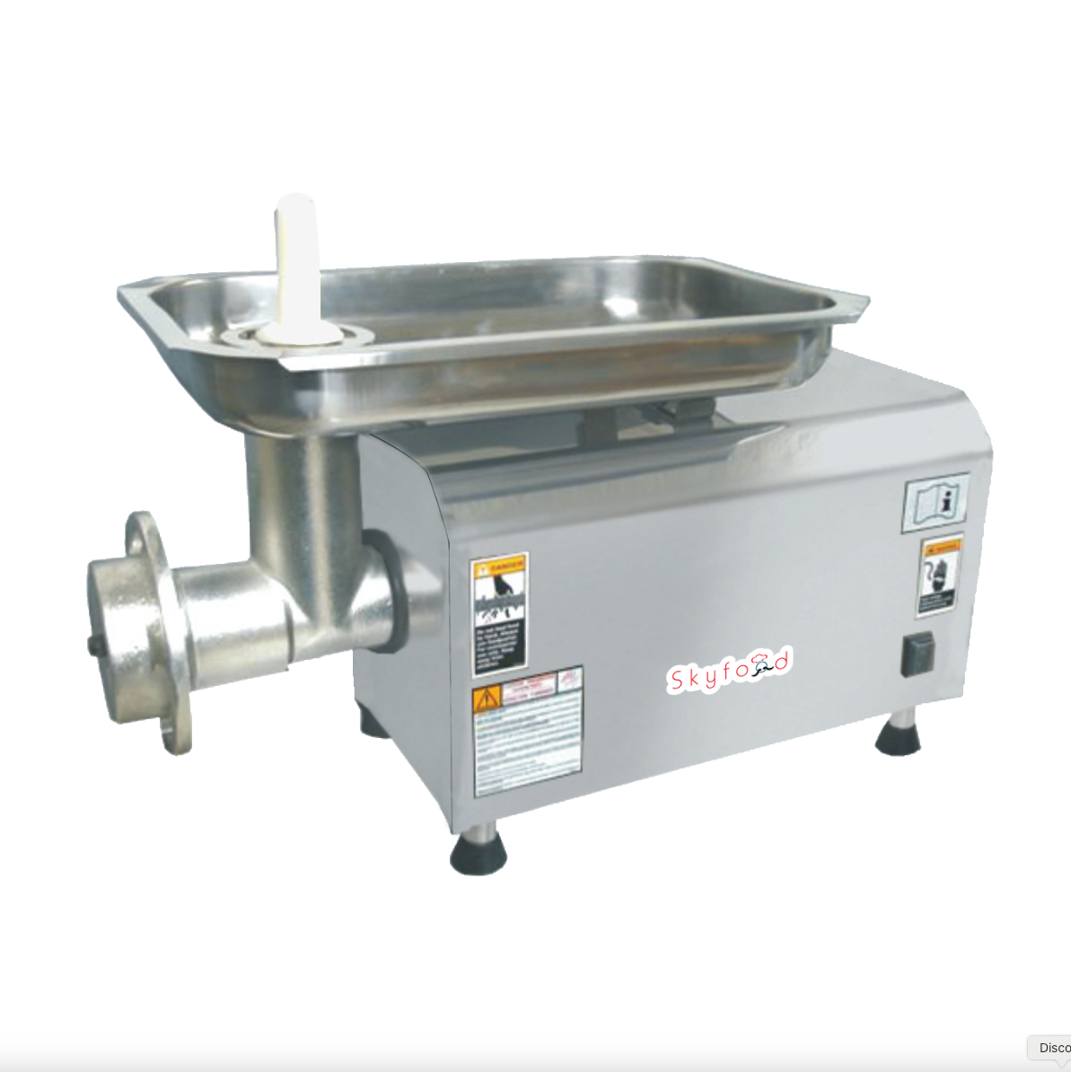 Skyfood Bench Style PCI-21G Meat Grinder | 650 lb/hr High-Capacity Output | 1.5 HP