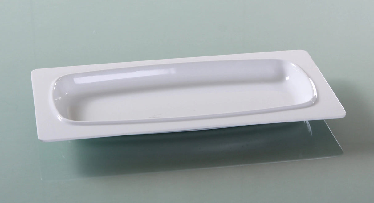 Yanco Venice 12 7/8" X 6 7/8" Deep Rectangular Plate