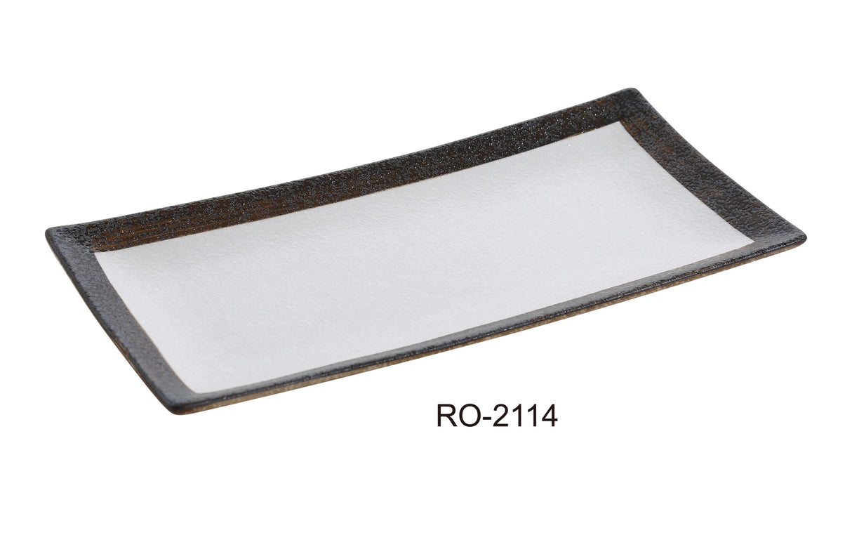 Yanco Rockeye 11 1/2" X 5 1/2" Rectangular Plate