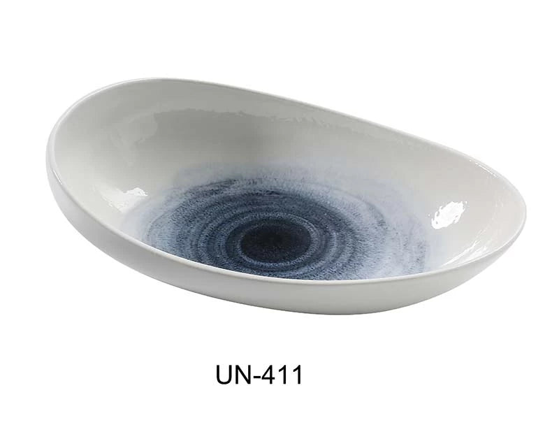 Yanco Universe 11 1/2" X 7 1/2" X 3" Boat Shape Plate 45 Oz