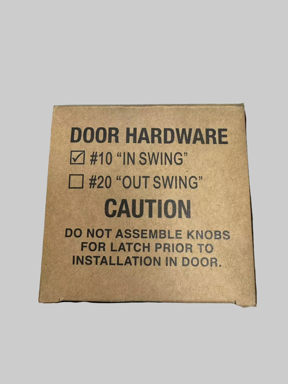 Door Hardware 10'' In swing
