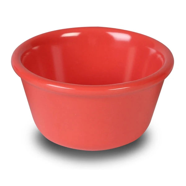 Yanco Accessories 2 7/8", 4 OZ SMOOTH RAMEKIN ORANGE RED