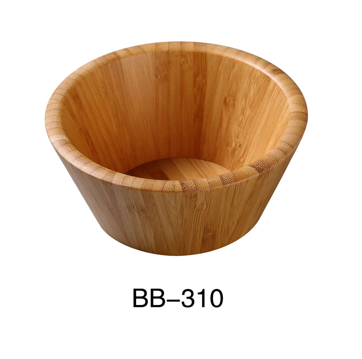 Yanco Wood & Bamboo 9 3/4" X 4" Salad Bowl 3 Qt