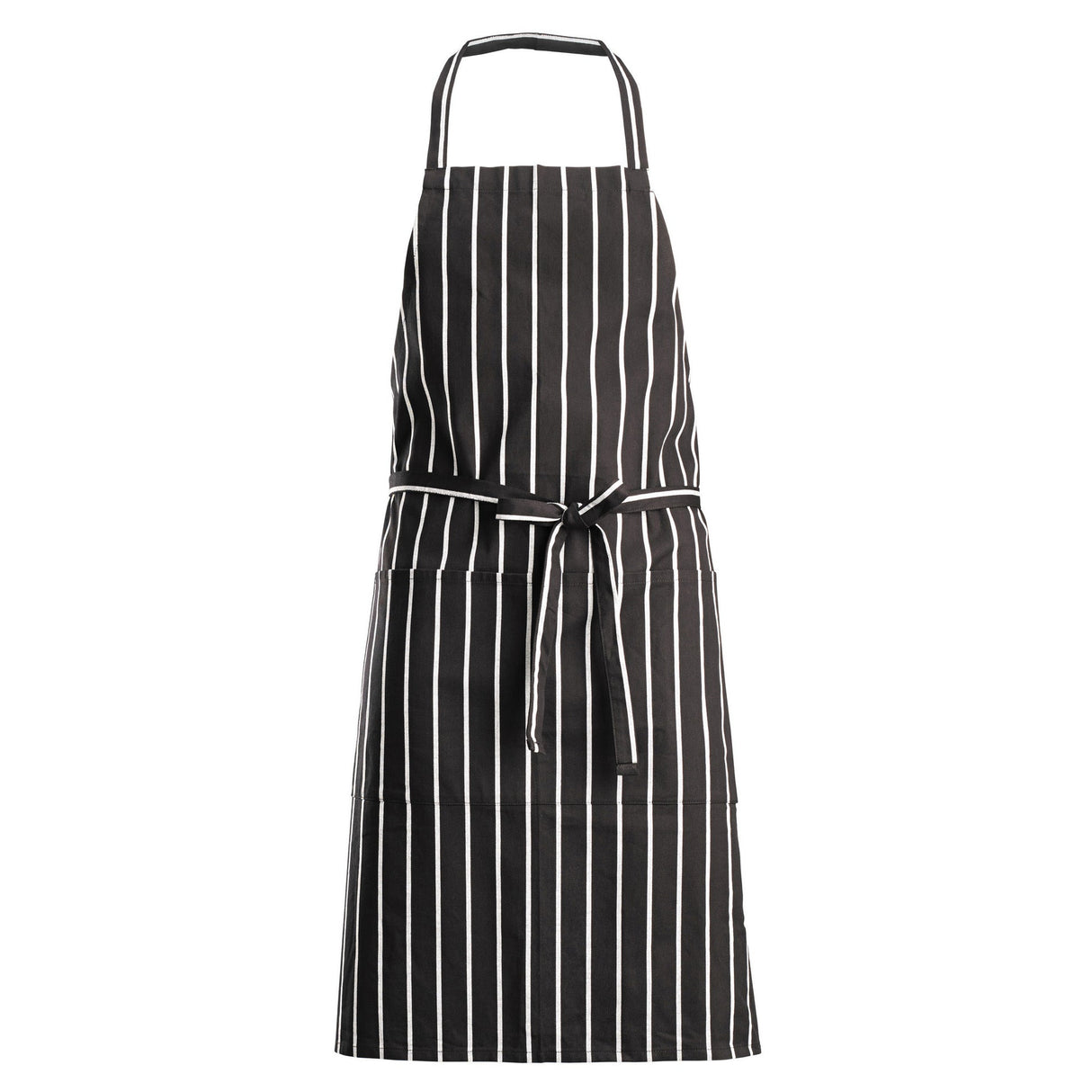 Bib Apron, 34"x 27", Chalkstripe