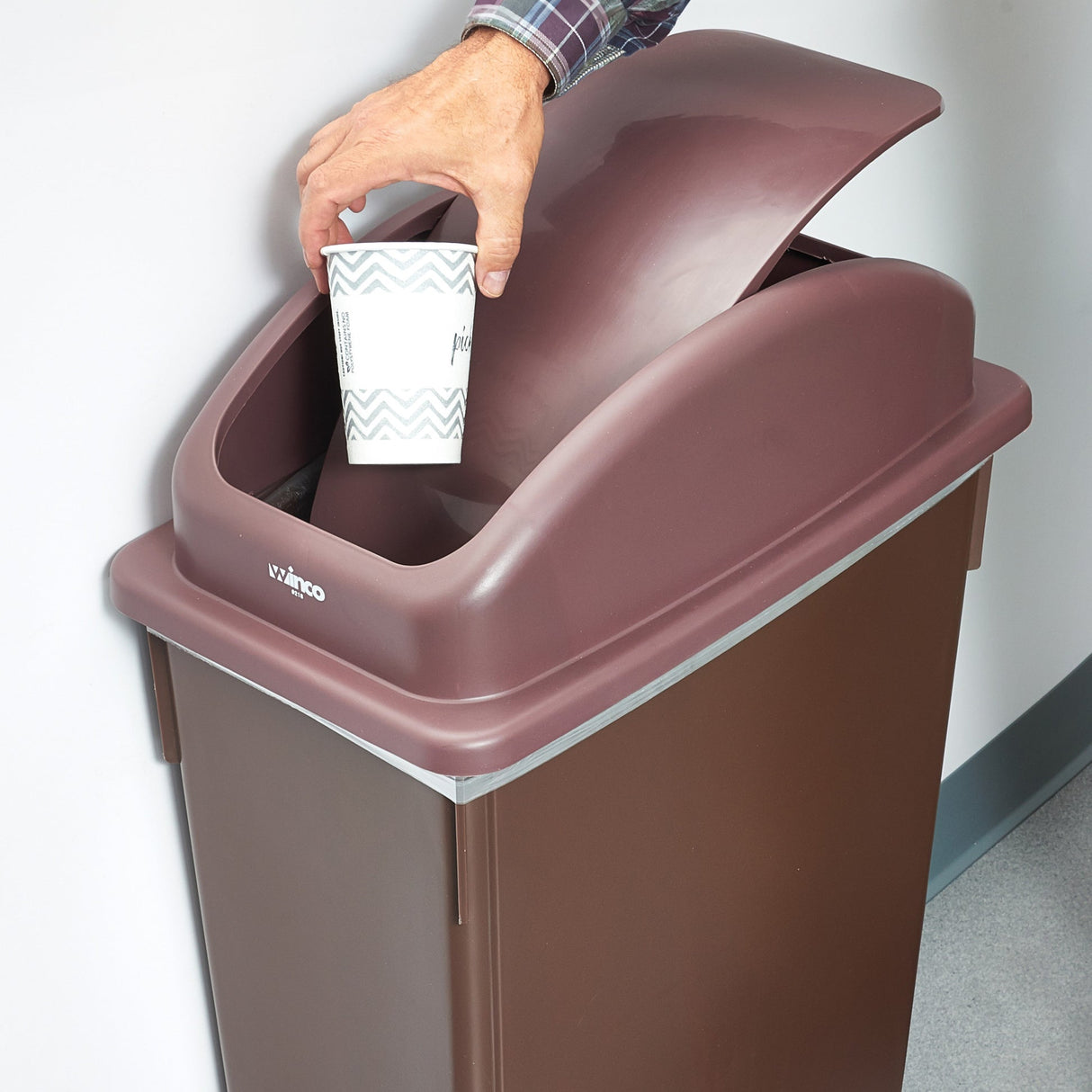 Swing Lid for 23 Gallon Slender Trash Cans