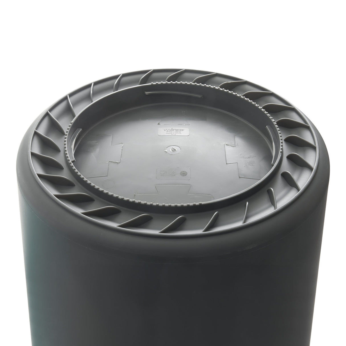 Heavy-Duty Round Trash Can