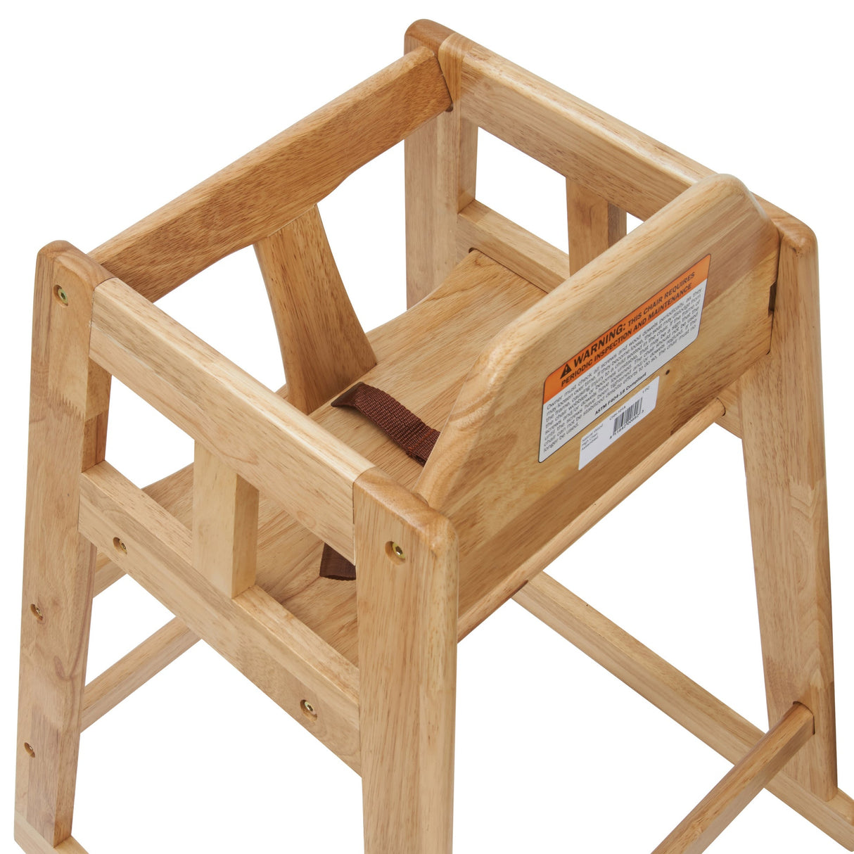 Natural Wood Pub-Height High Chair