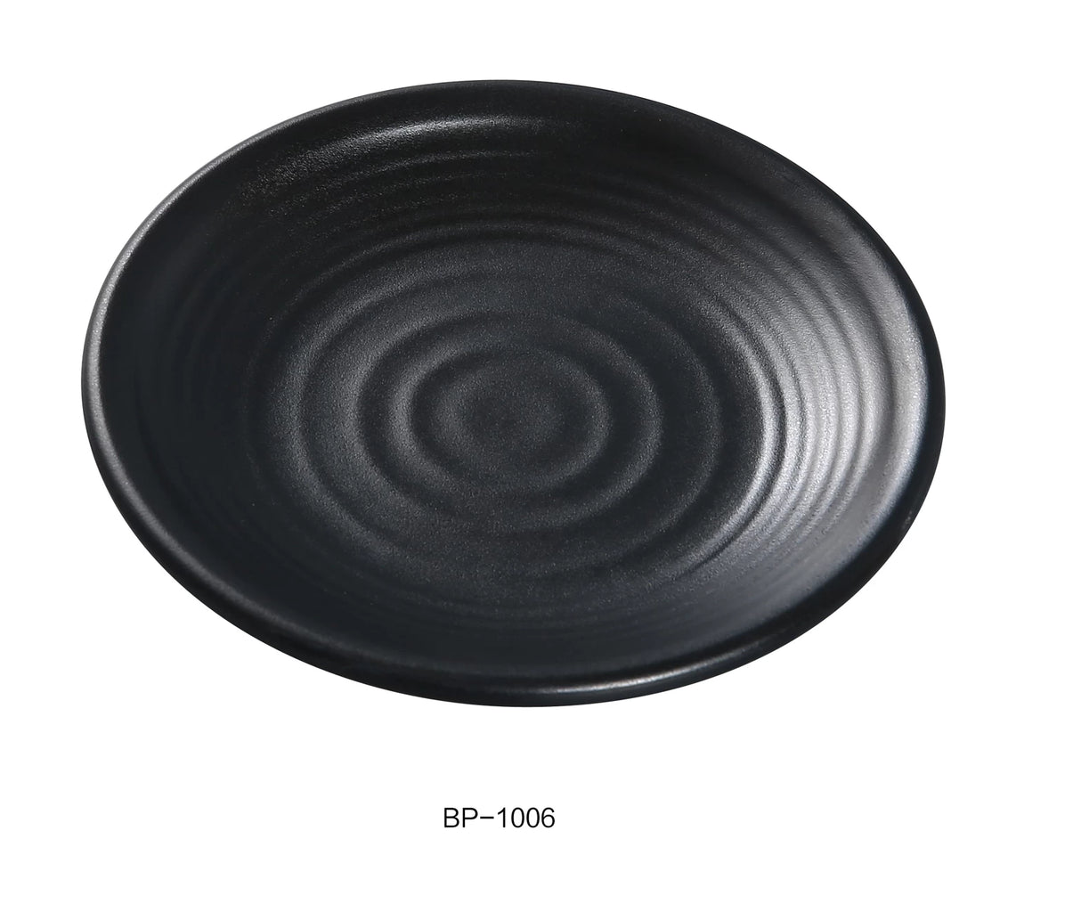 48 Pack Yanco BLACK PEARL 6" ROUND PLATE