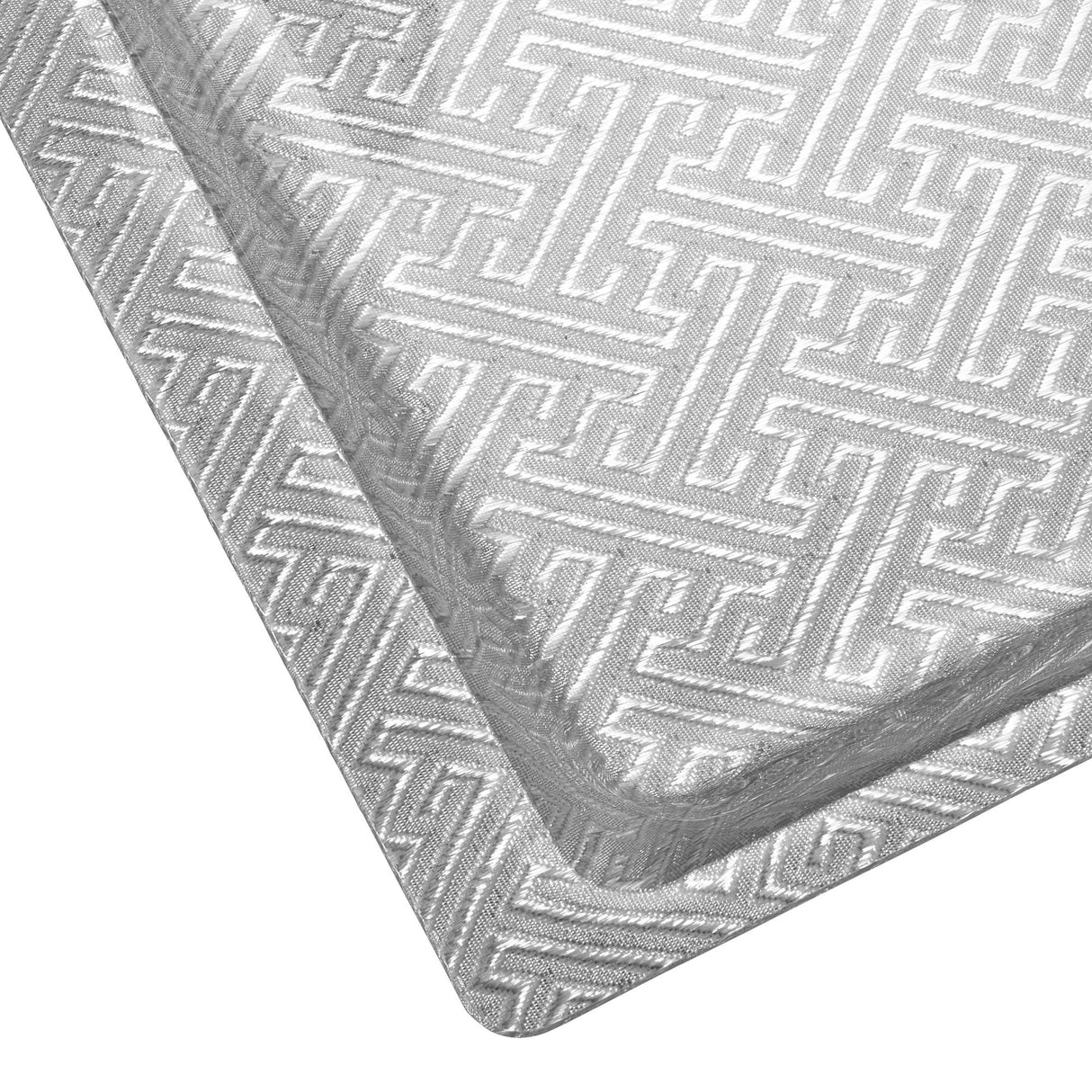 Silver-Tone Acrylic Display Tray