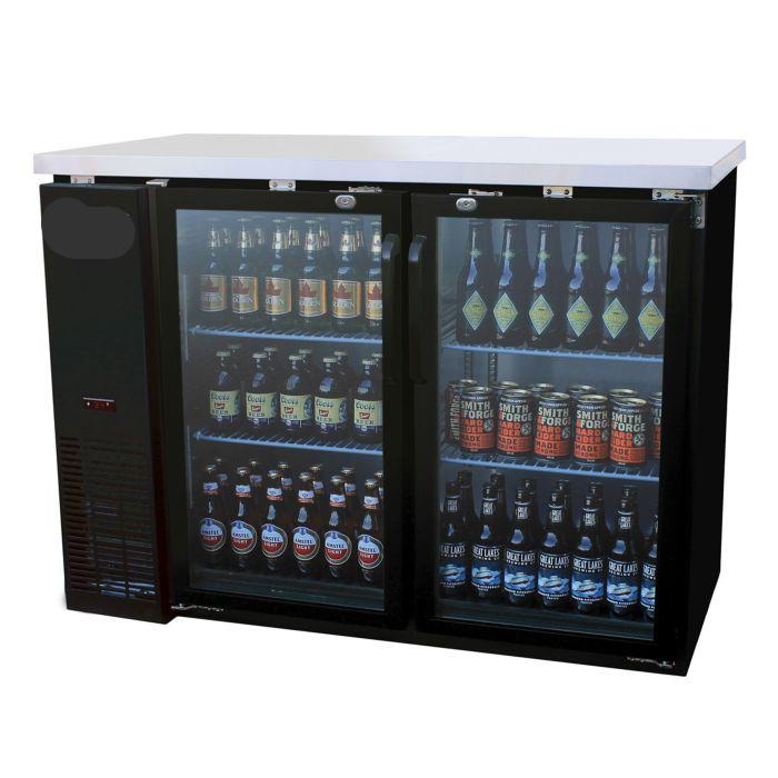 48″ Glass Door Back Bar Refrigerator