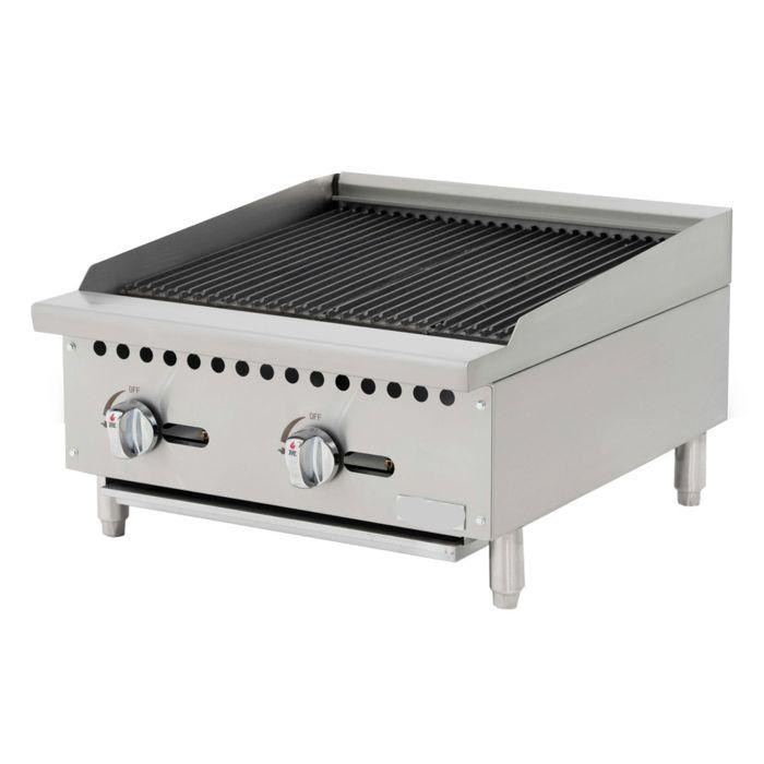 24″ Wide Char-Rock Broiler - 70,000 BTU