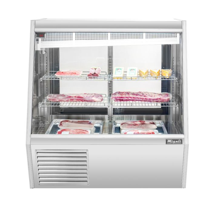 Migali C-DS-4 4 Ft Deli Display Case, Straight Glass