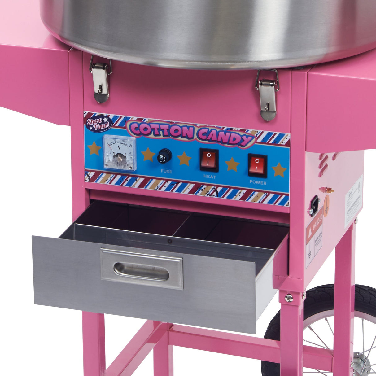 ShowTime! Cotton Candy Machine with Cart, 1080W