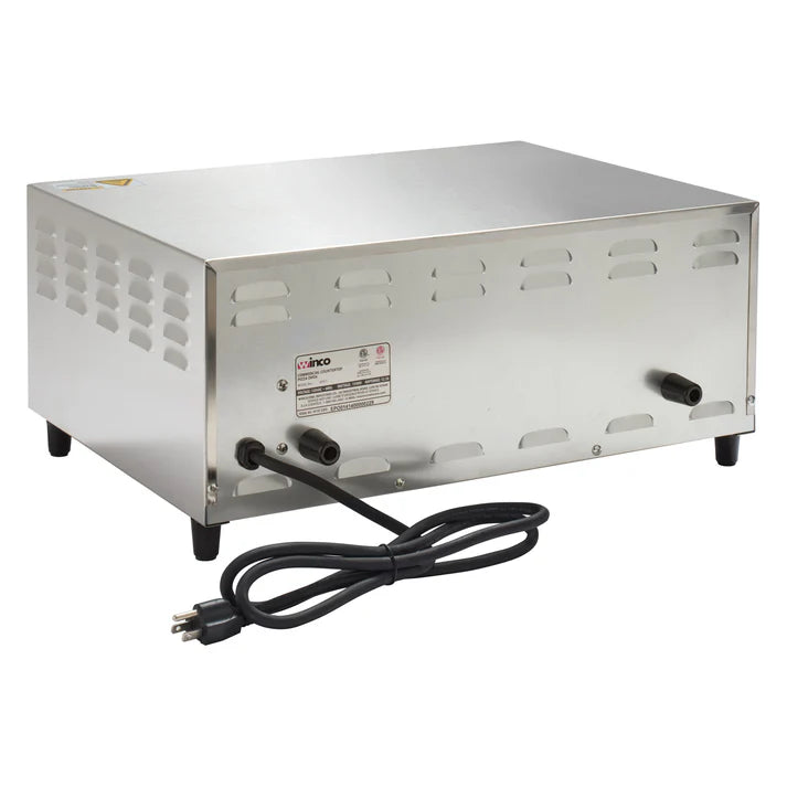 Electric Pizza Oven: Large, Dual-Heated Stainless Steel Appliance for Perfect Bakes