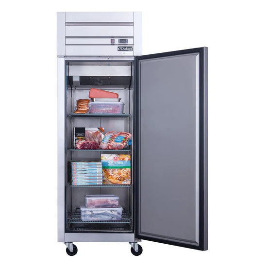 Dukers D28AF Commercial Single Door Top Mount Freezer in Stainless Steel (Free Shipping) (Add to cart for discount)